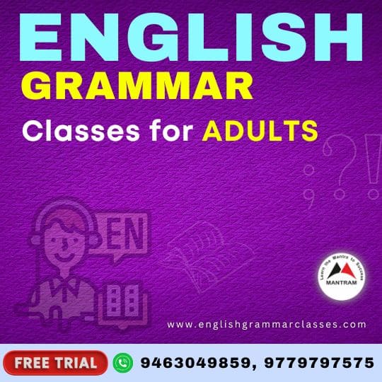English Grammar Classes for Adults