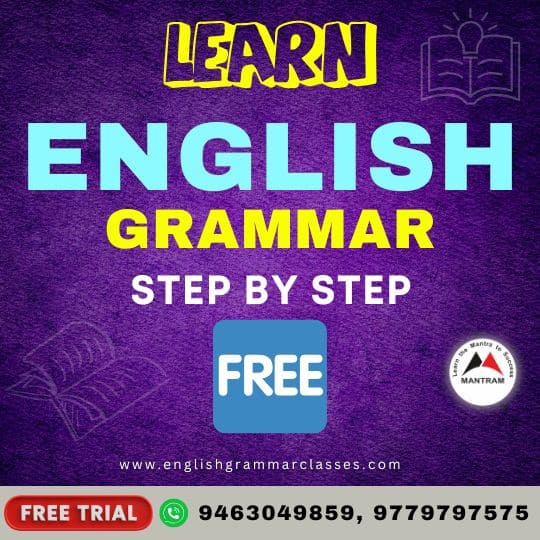 Learn English Grammar Step By Step Free